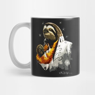 Black Velvet Painting Sloth Mug